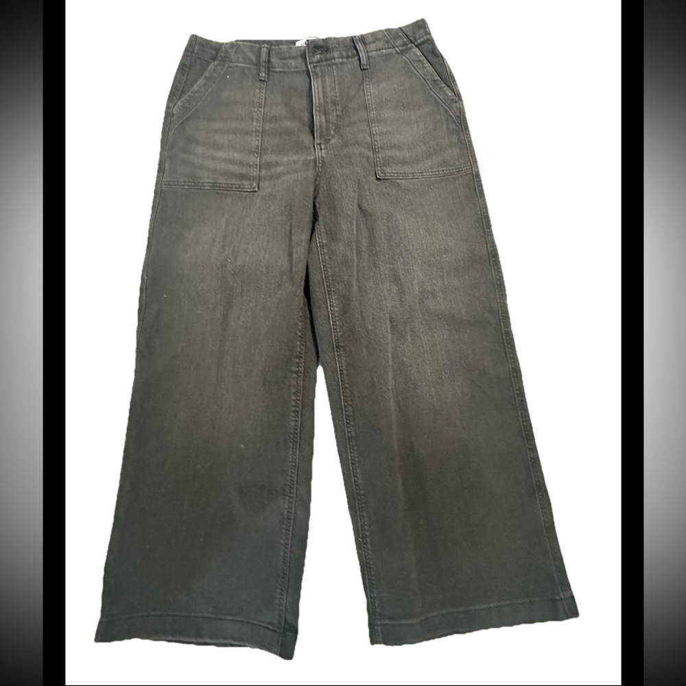 SONOMA Women’s Highrise Wide Leg Black Jeans Sz 18P NWT